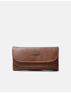 ARI GORGIO Μονόχρωμο πορτοφόλι με πολλαπλές θήκες Ταμπά
