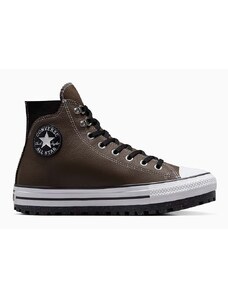Δερμάτινα ελαφριά παπούτσια Converse Chuck Taylor AS City Trek Waterproof χρώμα: μπεζ, A05576C