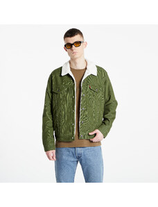 Ανδρικά denim jacket Levi's Type III Sherpa Trucker Jacket Green
