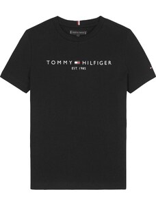 TOMMY HILFIGER Μπλουζάκι μαύρο / λευκό