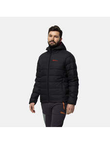 JACK WOLFSKIN ATHER DOWN HOODIED JACKET ΓΚΡΙ