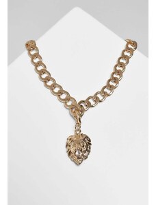 Urban Classics Accessoires Lion necklace - gold colors