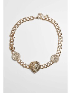 Urban Classics Accessoires Lion necklace - gold color