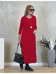 Creative Φόρεμα - κώδ. 40037 - 2 - κόκκινο