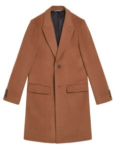 TED BAKER Παλτο Raydon Pure Wool Single Breasted Overcoat 273507 tan