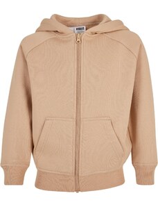 Urban Classics Kids Boys' zip-up hoodie in beige