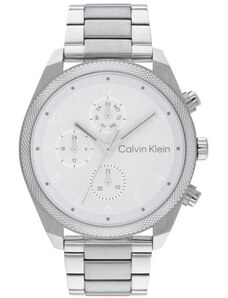 CALVIN KLEIN Impact Multifunction - 25200356, Silver case with Stainless Steel Bracelet