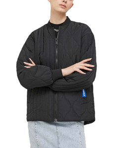 QUILTED LINE RELAXED FIT JACKET WOMEN KARL LAGERFELD