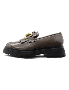 PATENT LEATHER LOAFERS WOMEN FARDOULIS