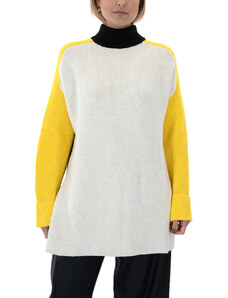 THREE COLORS OVERSIZED TURTLENECK SWEATER WOMEN TAILOR MADE