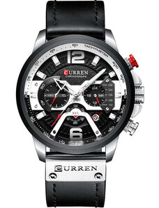 Curren 8329 Ανδρικό Ρολόι Silver Black