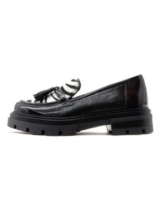 PATENT LEATHER LOAFERS WOMEN MOURTZI