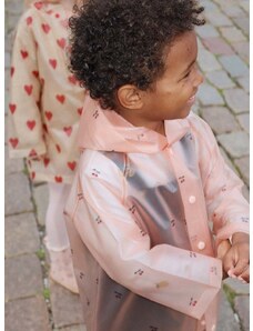 Παιδικό αδιάβροχο μπουφάν Konges Sløjd χρώμα: ροζ