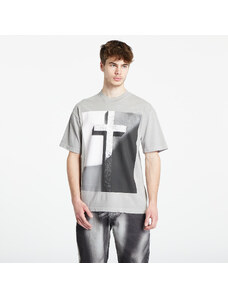 Ανδρικά μπλουζάκια PLEASURES Cross T-Shirt Grey