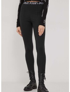 Κολάν Calvin Klein Jeans χρώμα: μαύρο