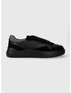 Δερμάτινα αθλητικά παπούτσια HUGO Blake χρώμα: μαύρο, 50510214