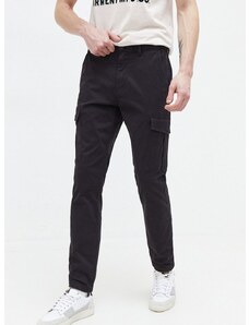 Παντελόνι Tommy Jeans χρώμα: μαύρο