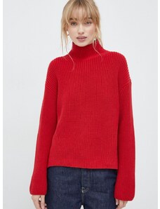 Βαμβακερό πουλόβερ Marc O'Polo χρώμα: κόκκινο