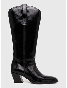 Δερμάτινες μπότες Vagabond Shoemakers ALINA γυναικείες, χρώμα: μαύρο, 5321.060.20