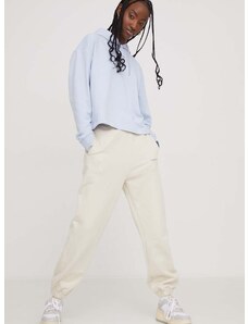 Βαμβακερό παντελόνι Tommy Jeans χρώμα: μπεζ