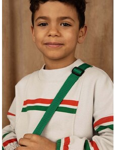 Παιδική βαμβακερή μπλούζα Mini Rodini χρώμα: γκρι