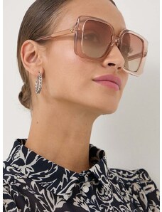 Γυαλιά ηλίου Gucci χρώμα: διάφανο