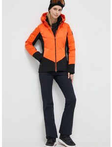 Πουπουλένιο μπουφάν για σκι Descente Abel χρώμα: πορτοκαλί