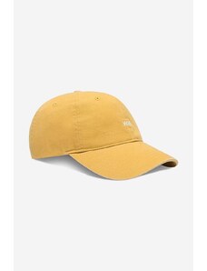 Βαμβακερό καπέλο του μπέιζμπολ Wood Wood Low Profile χρώμα κίτρινο 12110804.7083