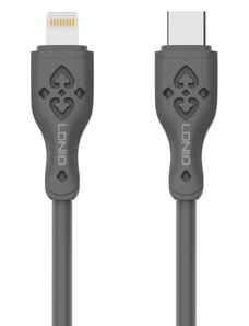 UMIDIGI LDNIO καλώδιο Lightning σε USB-C LC811I, 30W PD, 1m, γκρι