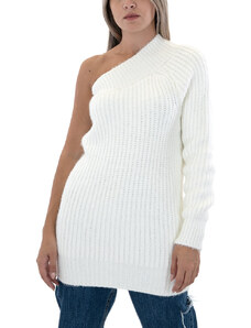 ONE SLEEVE SHOULDER OFF SWEATER WOMEN TAILOR MADE
