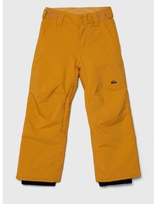 Παιδικό παντελόνι σκι Quiksilver ESTATE YTH PT SNPT χρώμα: κίτρινο