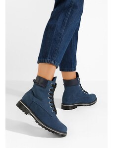 Zapatos Γυναικεία δερμάτινα μποτάκια Pantonia V2 μπλε