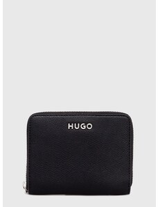Πορτοφόλι HUGO χρώμα: μαύρο