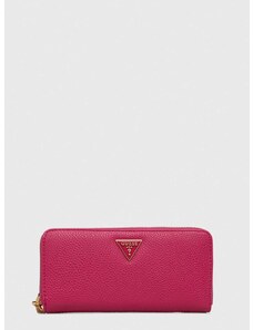 Πορτοφόλι Guess χρώμα: ροζ
