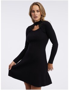 Orsay Black Ladies Knitted Dress - Women