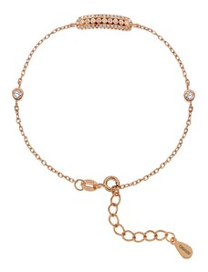 BREEZE Bracelet Zircons | Silver 925° Rose Gold Plated 313009.3