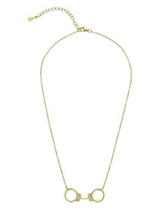 BREEZE Necklace Zircons | Silver 925° Gold Plated 411002.1
