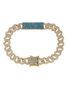 BREEZE Bracelet Zircons | Silver 925° Gold Plated 313001.1