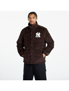 Ανδρικά puffer jacket New Era New York Yankees MLB Brown Puffer Jacket UNISEX Nfl Brown Suede/ White