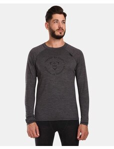 Men's functional T-shirt with long sleeves KILPI MAVORA TOP-M Dark grey