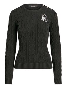 RALPH LAUREN Πουλοβερ Gassed Cotton-Sweater 200932223001 black