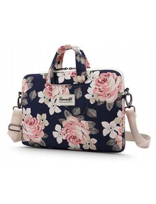 Canvaslife Briefcase Θήκη Τσάντα για MacBook / Laptop 13'' - 14'' Navy Rose