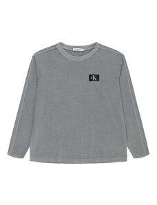 Calvin Klein Jeans Μπλουζάκι γκρι / μαύρο / λευκό