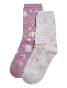 Ysabel Mora Παιδικές Κάλτσες Κορίτσι Σχέδια - 2 Ζεύγη