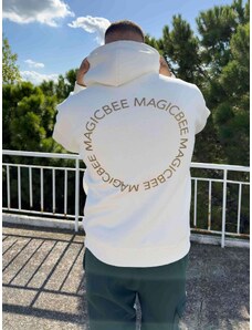 MagicBee Side Pocket Hoodie - White