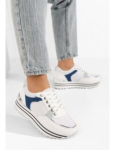 Zapatos Sneakers με πλατφόρμα Jasena λευκά