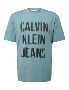 Calvin Klein Jeans Μπλουζάκι γαλάζιο / μαύρο