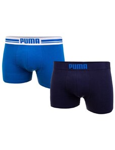 Σετ δύο ανδρικών μπόξερ σε μπλε χρώμα Puma - Άνδρες