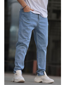 Madmext Ice Blue Standard Fit Men's Jeans 6375