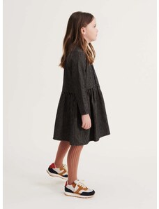 Παιδικό βαμβακερό φόρεμα Liewood χρώμα: μπεζ